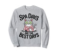 Spa Days Are Best Days Cat Sweatshirt - Custom Art Print Men Women - T-Shirt, Sweatshirt, Hoodie