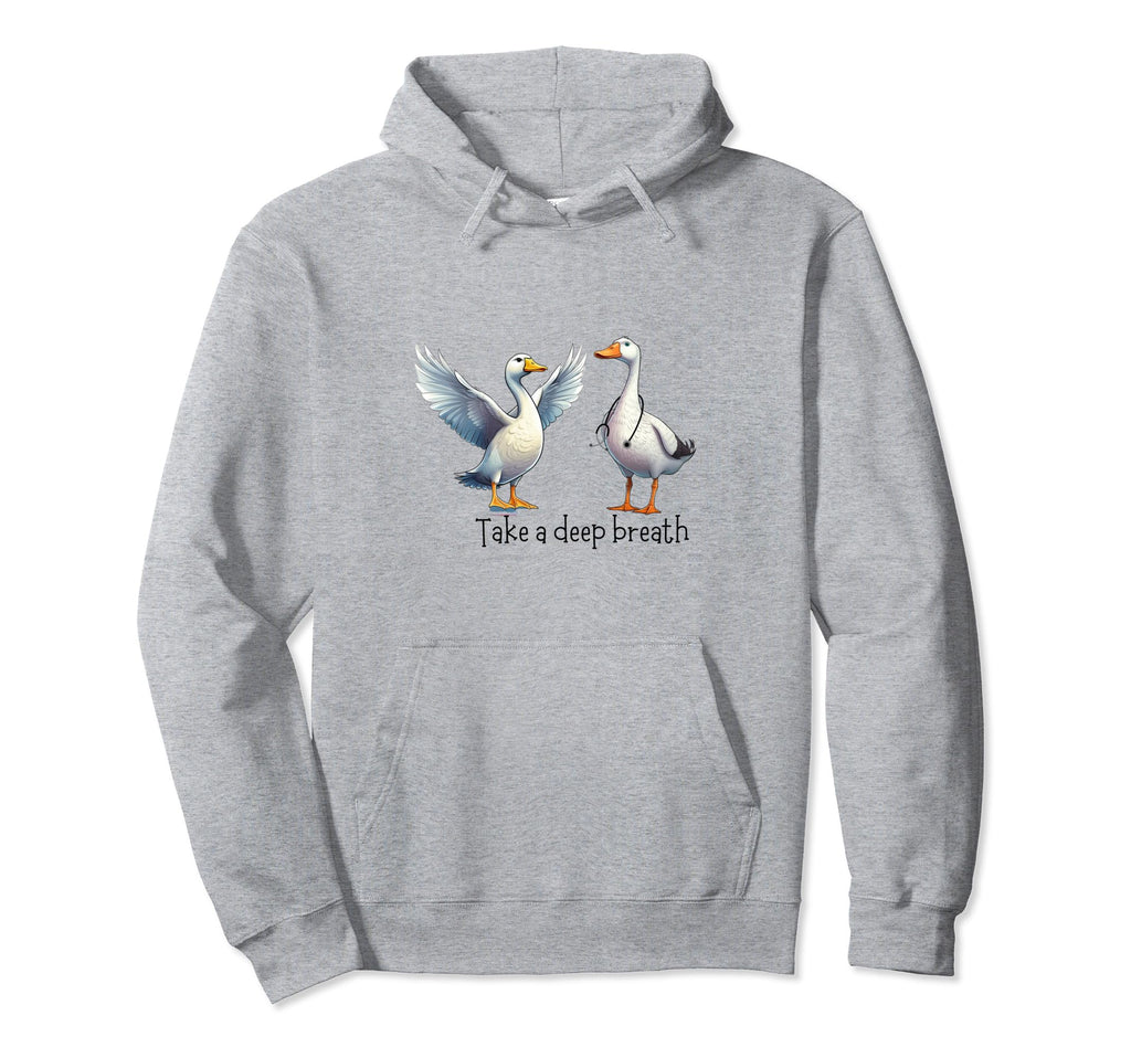 Silly Goose Nurse Goose University Funny Hoodie - Minimalist Print Unisex - T-Shirt, Sweatshirt, Hoodie