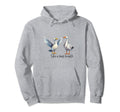 Silly Goose Nurse Goose University Funny Hoodie - Minimalist Print Unisex - T-Shirt, Sweatshirt, Hoodie