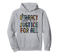 Literacy And Justice All Reading Book Hoodie - Aesthetic Graphic Unisex - T-Shirt, Sweatshirt, Hoodie