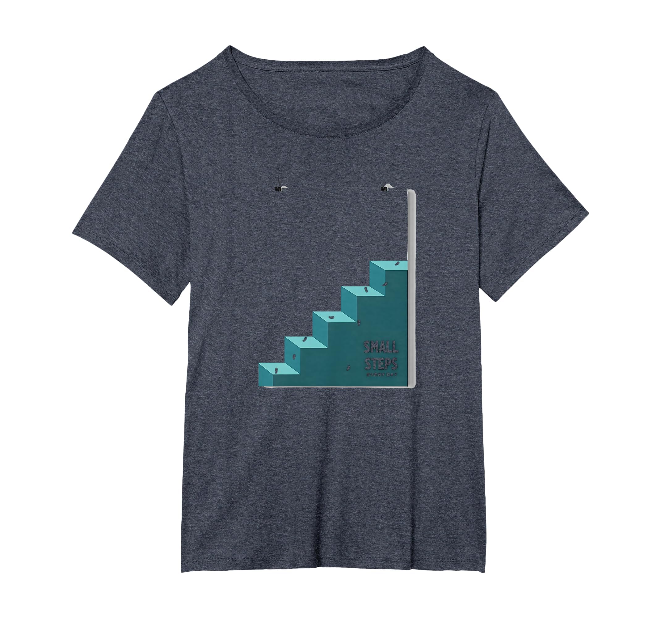 Small Steps Every Day Motivational T-Shirt - Trendy Graphic for Adults - T-Shirt, Sweatshirt, Hoodie