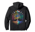 Boho Life Tree Phases Moon Bohemian Hoodie - Casual Everyday Wear Unisex - T-Shirt, Sweatshirt, Hoodie