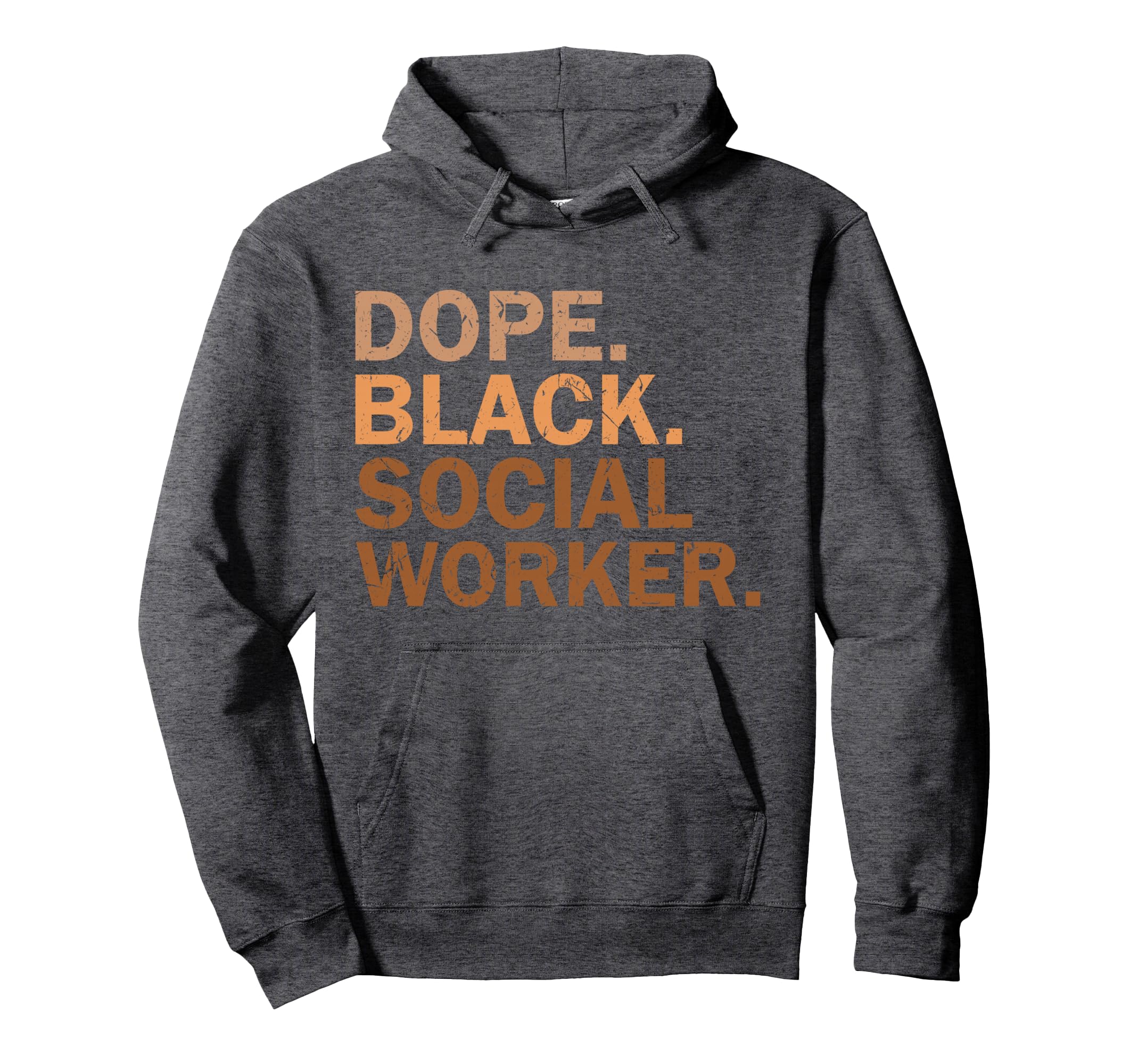 Dope Black Social Worker Melanin Hoodie - Aesthetic Graphic for Adults - T-Shirt, Sweatshirt, Hoodie