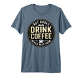 Buy Books Drink Coffee Funny T-Shirt - Fun Novelty Design for Adults - T-Shirt, Sweatshirt, Hoodie