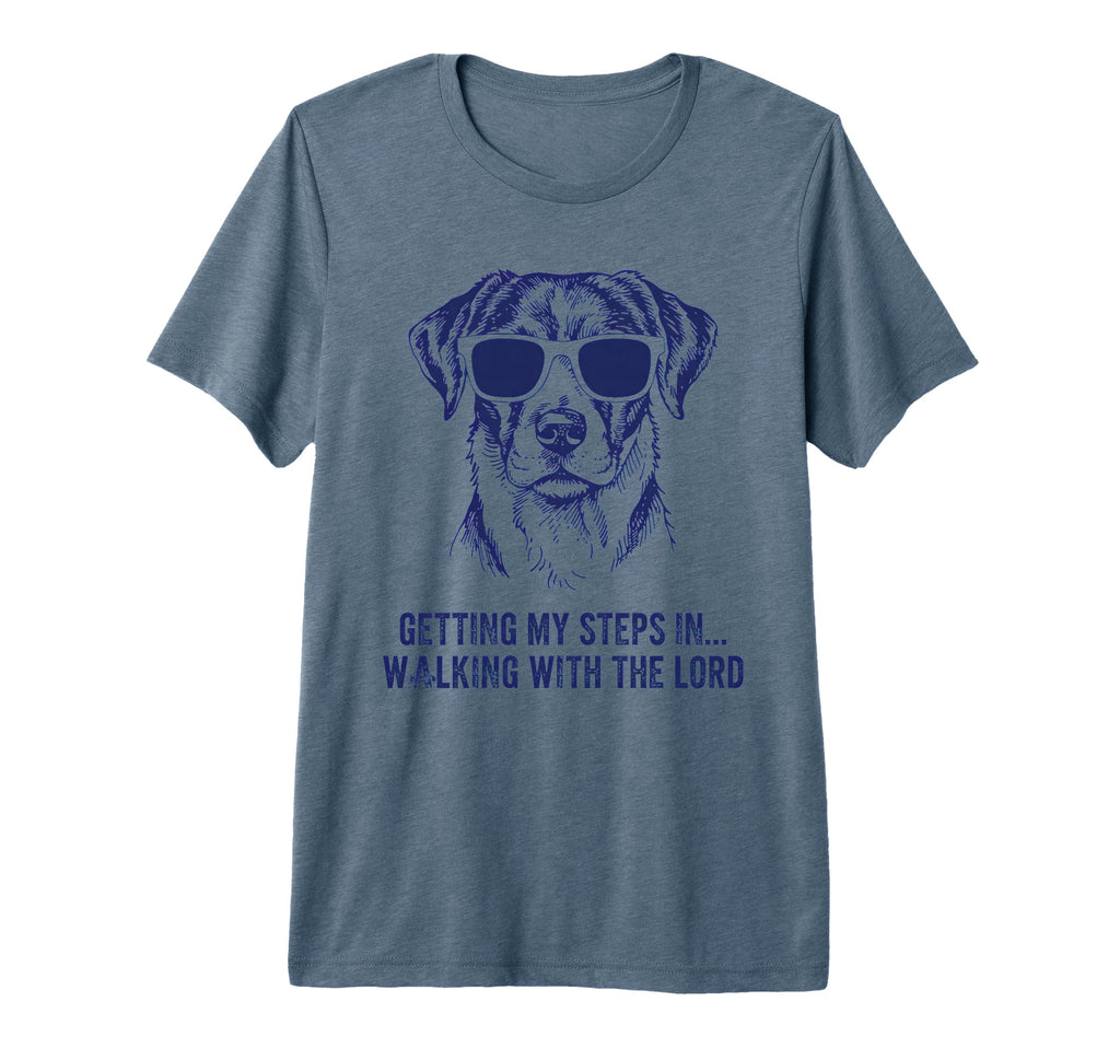 Getting My Steps Walking Lord Dog T-Shirt - Aesthetic Graphic Men Women - T-Shirt, Sweatshirt, Hoodie