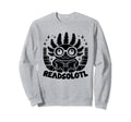 Readsolotl Axolotl Book Reading Books Sweatshirt - Minimalist Print Unisex - T-Shirt, Sweatshirt, Hoodie