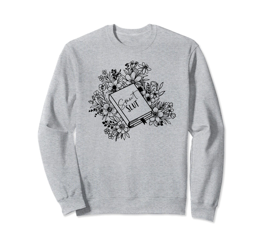Smut Reader Funny Reading Gift Sweatshirt - Minimalist Print for Adults - T-Shirt, Sweatshirt, Hoodie