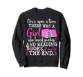 Book Snake Lover Nerd Once Upon Time Sweatshirt - Graphic Print Unisex - T-Shirt, Sweatshirt, Hoodie