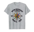 Neurodivergent Max Compass Points True T-Shirt - Fun Novelty Design Unisex - T-Shirt, Sweatshirt, Hoodie