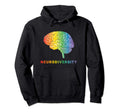 Embrace Neurodiversity Adhd Autism Hoodie - Trendy Graphic for Adults - T-Shirt, Sweatshirt, Hoodie