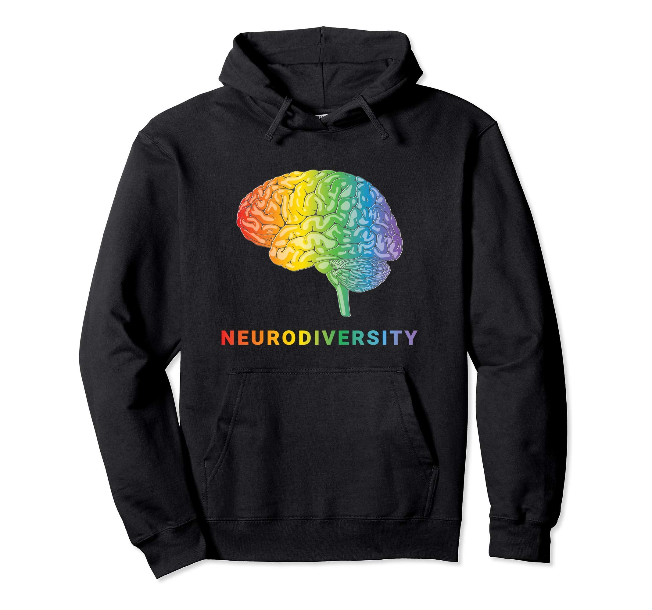 Embrace Neurodiversity Adhd Autism Hoodie - Trendy Graphic for Adults - T-Shirt, Sweatshirt, Hoodie