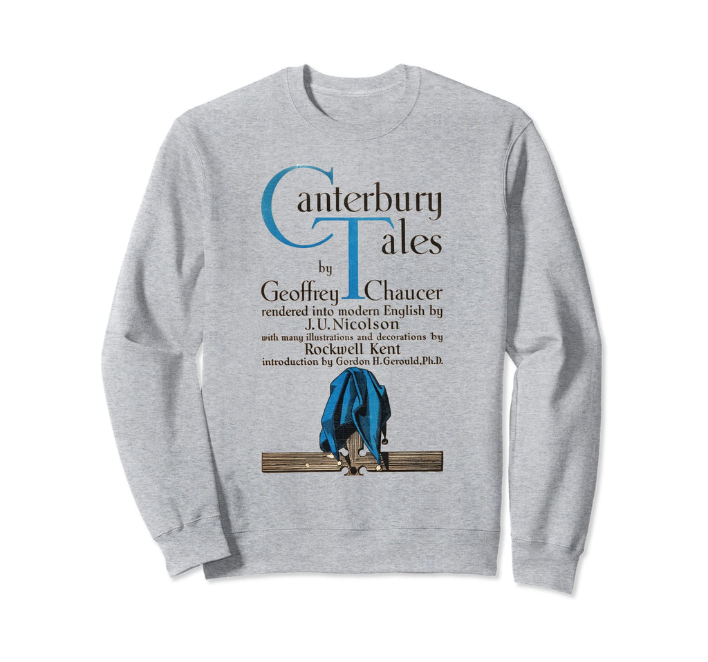 Canterbury Tales Geoffrey Chaucer Sweatshirt - Unique Graphic for Adults - T-Shirt, Sweatshirt, Hoodie
