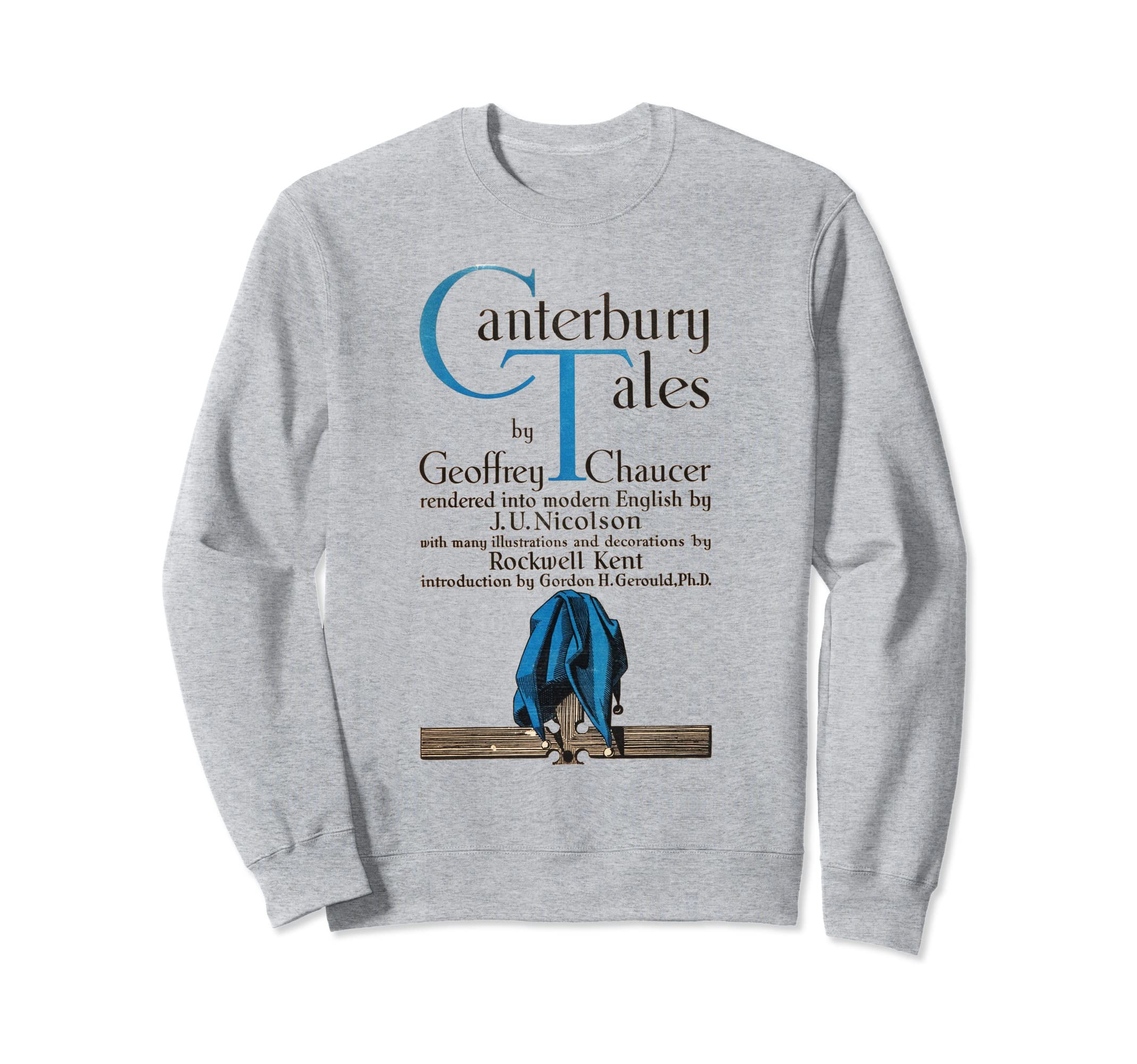 Canterbury Tales Geoffrey Chaucer Sweatshirt - Unique Graphic for Adults - T-Shirt, Sweatshirt, Hoodie