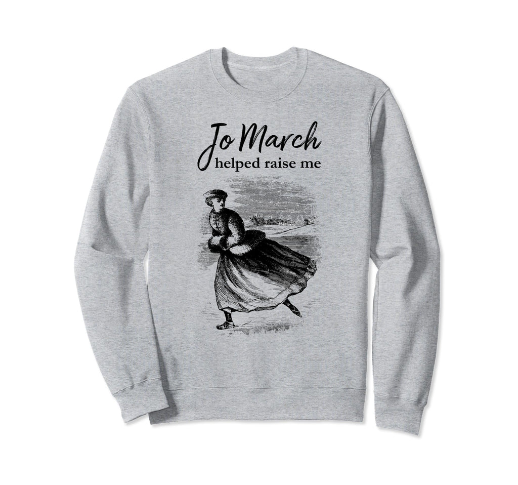 Louisa May Alcott Jo March Helped Sweatshirt - Custom Art Print for Adults - T-Shirt, Sweatshirt, Hoodie