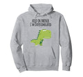 Funny Hold Partner Im Overstimulated Hoodie - Minimalist Print Men Women - T-Shirt, Sweatshirt, Hoodie