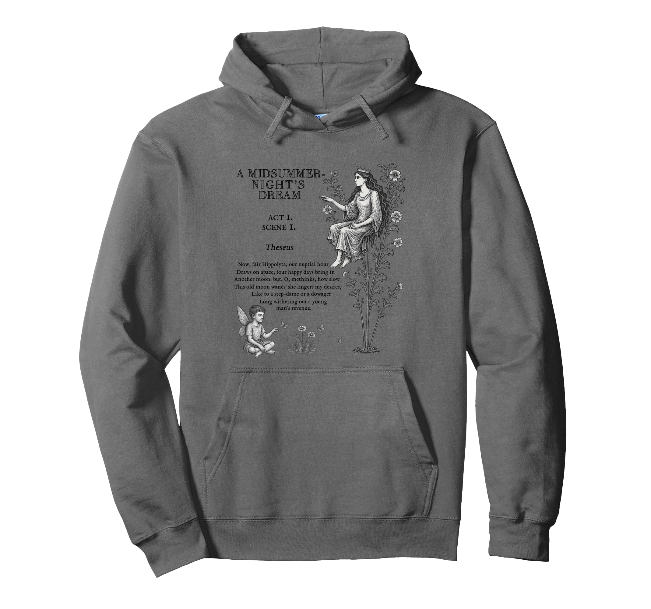 Shakespeares Midsummer Night Dream Hoodie - Custom Art Print Men Women - T-Shirt, Sweatshirt, Hoodie