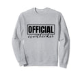 Funny Overthinker Label Badge Sweatshirt - Casual Everyday Wear for Adults - T-Shirt, Sweatshirt, Hoodie