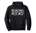 Reading Rocks Funny Book Reader Hoodie - Streetwear Style for Adults - T-Shirt, Sweatshirt, Hoodie