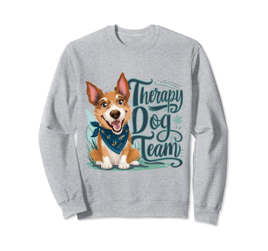 Therapy Dog Handler Gifts And T-Shirt - Custom Art Print Men Women - T-Shirt, Sweatshirt, Hoodie