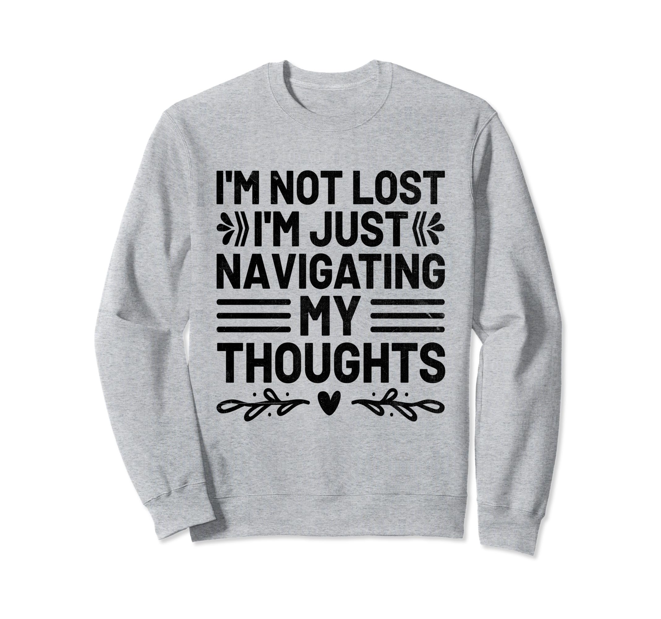 Overthinking Overthinker Funny Sweatshirt - Casual Everyday Wear Unisex - T-Shirt, Sweatshirt, Hoodie