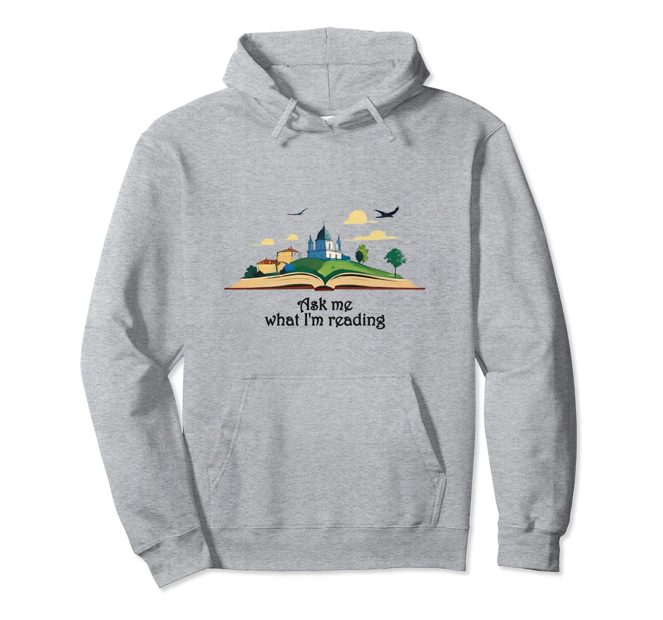 Ask Me What Im Reading Book Worm Hoodie - Aesthetic Graphic Unisex - T-Shirt, Sweatshirt, Hoodie