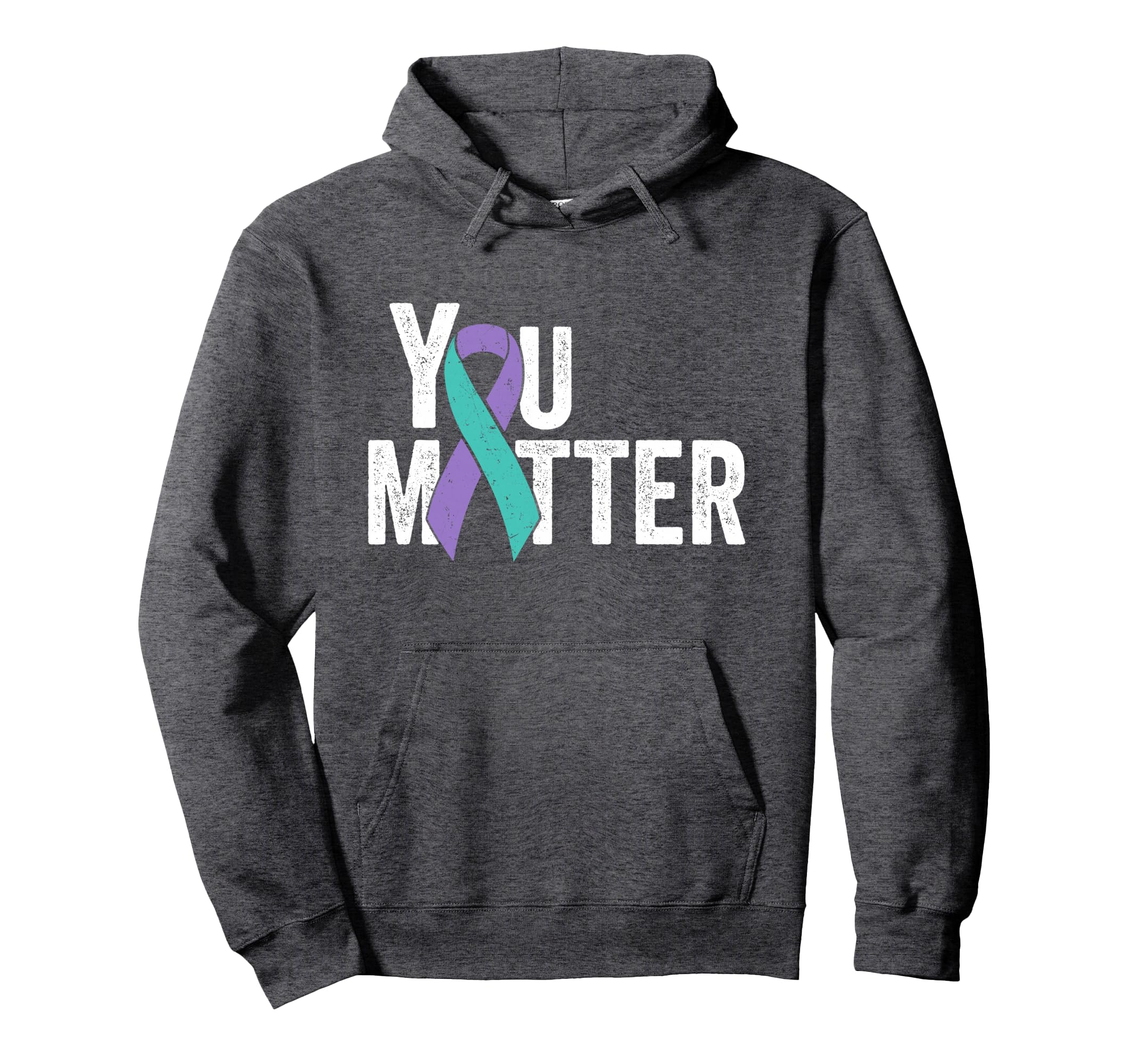 You Matter Suicide Prevention Teal Hoodie - Custom Art Print Men Women - T-Shirt, Sweatshirt, Hoodie