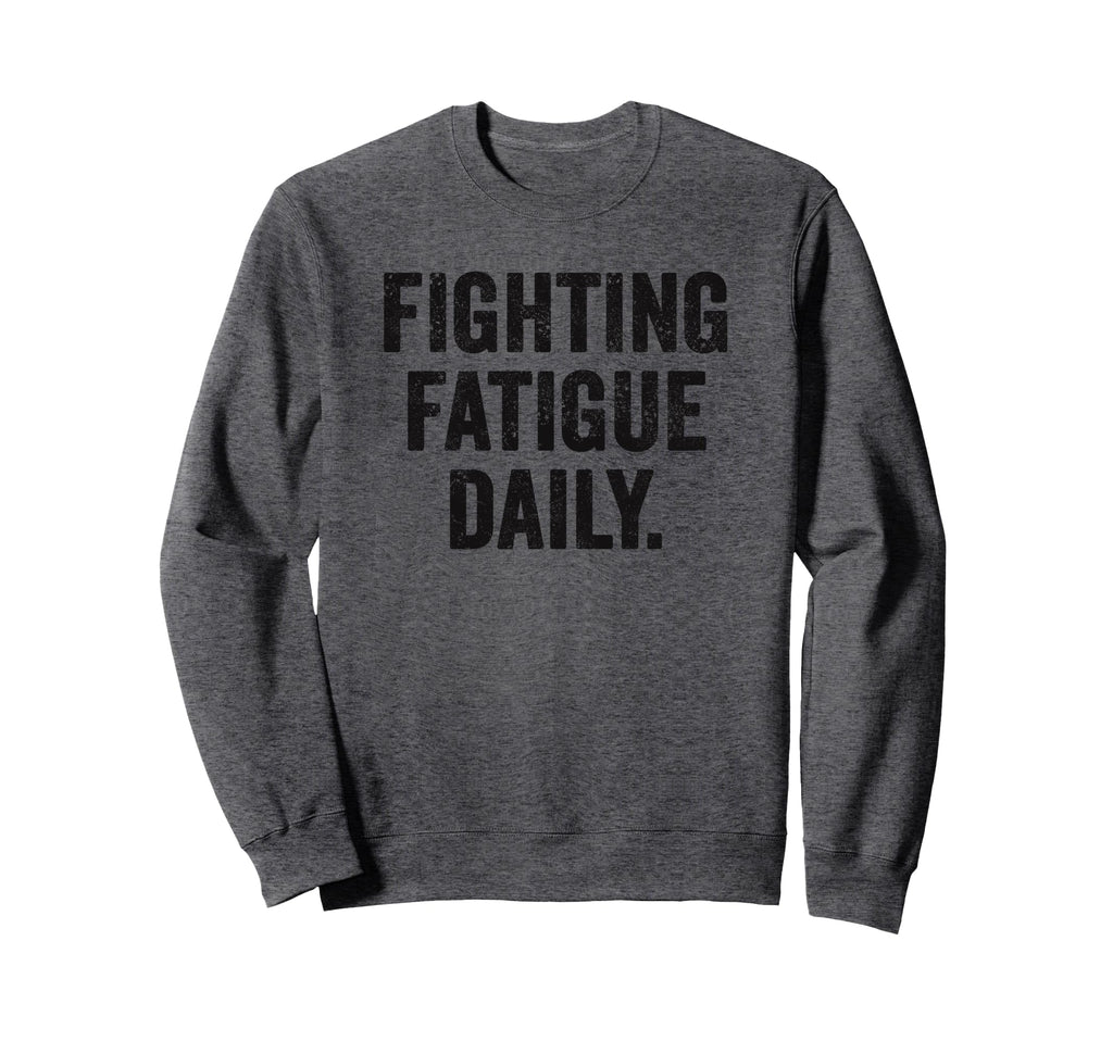 Daily Fatigue Battle Thyroid Sweatshirt - Custom Art Print for Adults - T-Shirt, Sweatshirt, Hoodie