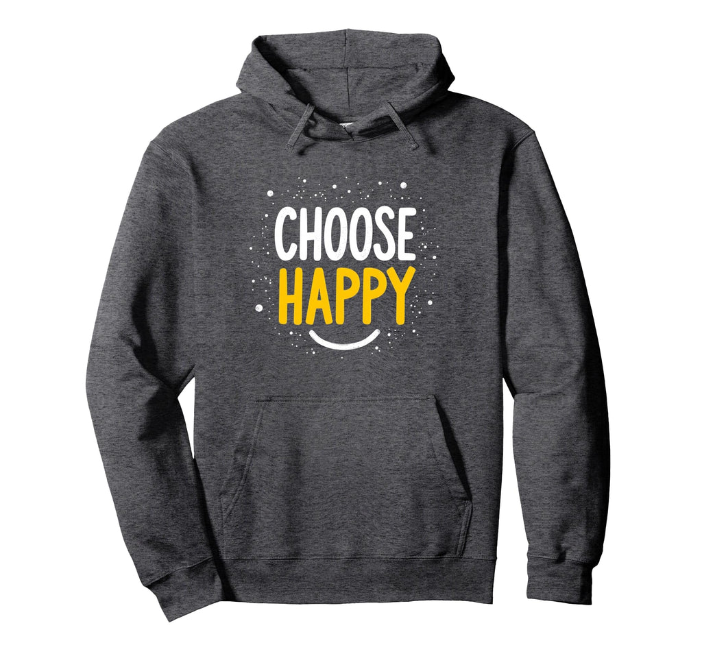 Choose Joy Uplifting Happy Slogan Hoodie - Novelty Apparel for Adults - T-Shirt, Sweatshirt, Hoodie