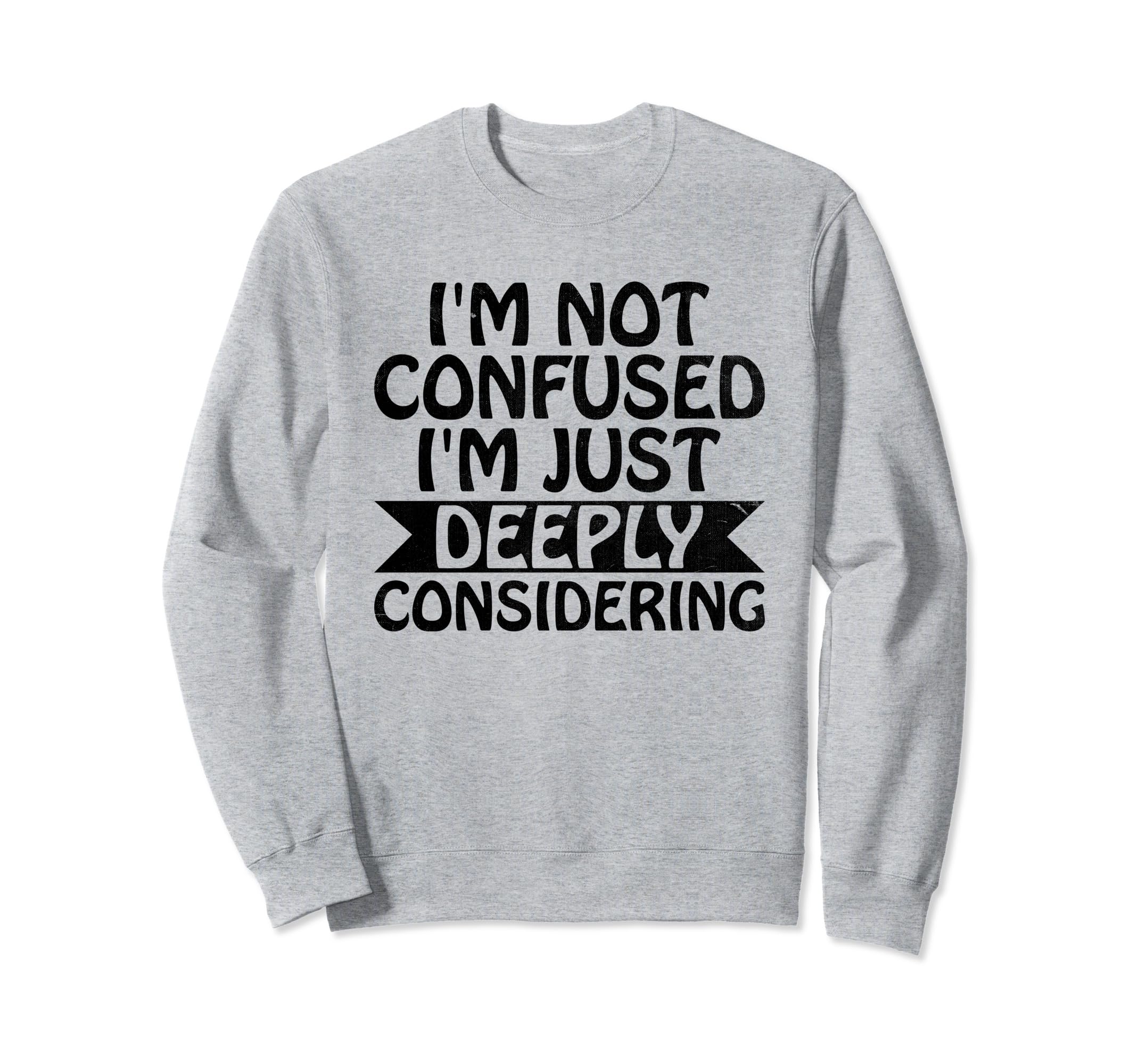 Overthinking Overthinker Funny Sweatshirt - Graphic Print for Adults - T-Shirt, Sweatshirt, Hoodie