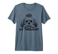Funny Dog Owner Therapy Dog Lover Shih Tzu T-Shirt - Trendy Graphic Unisex - T-Shirt, Sweatshirt, Hoodie
