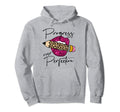 Progress Over Perfection Leopard Pencil Hoodie - Unique Graphic for Adults - T-Shirt, Sweatshirt, Hoodie