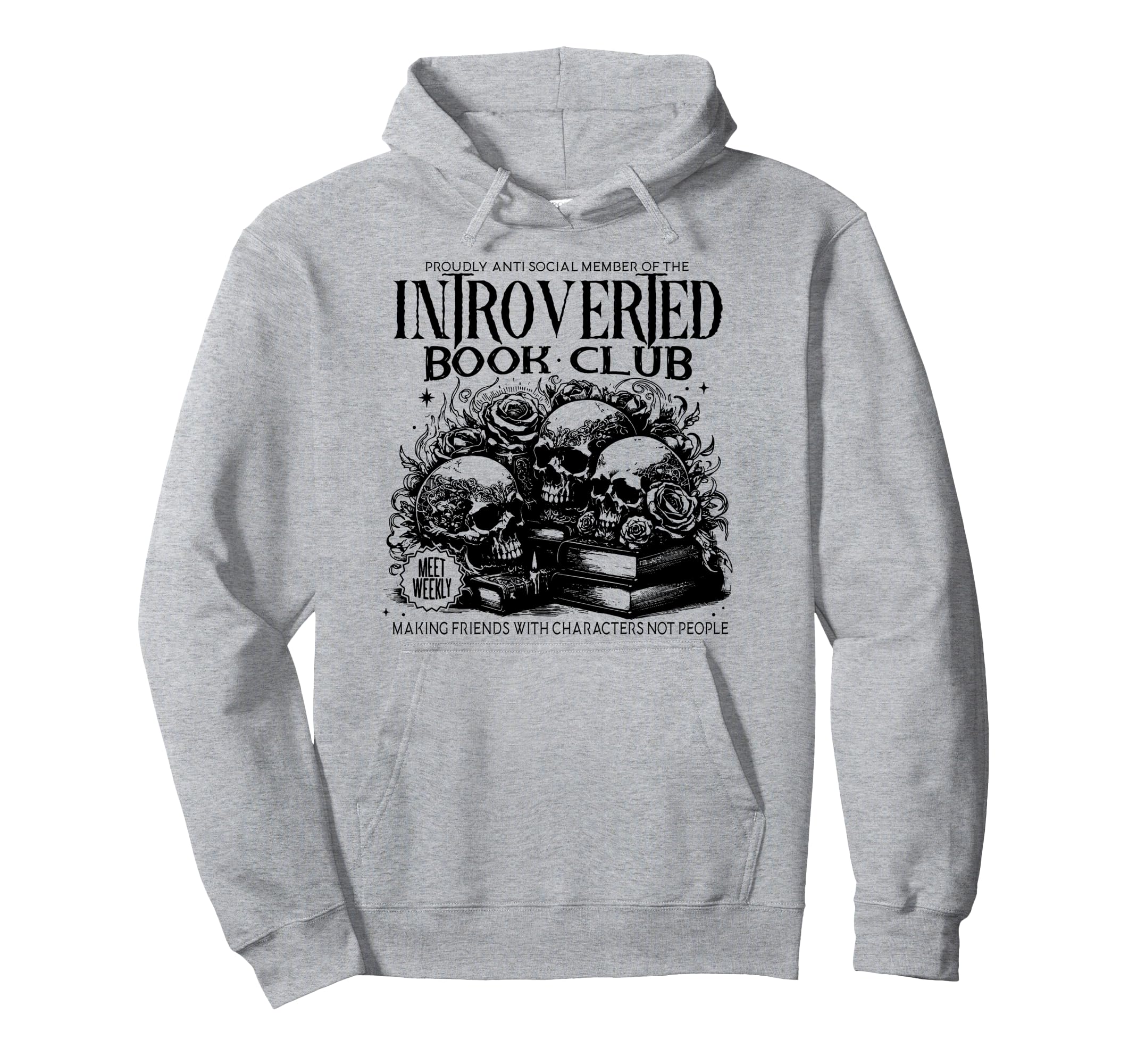 Proudly Anti Social Member Introverted Hoodie - Streetwear Style Unisex - T-Shirt, Sweatshirt, Hoodie
