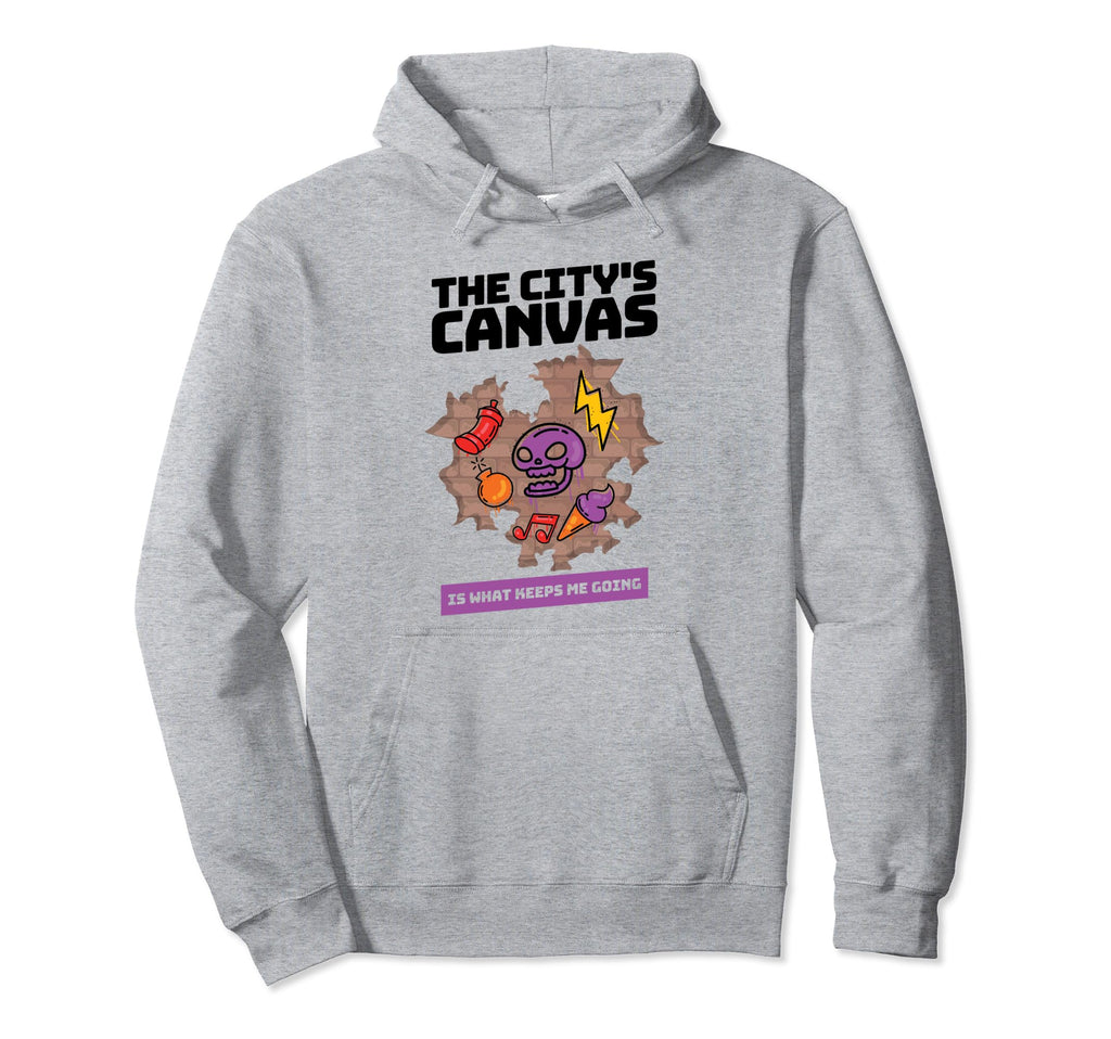 Street Artist Painter Citys Canvas Is Hoodie - Custom Art Print Unisex - T-Shirt, Sweatshirt, Hoodie