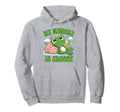 Brain Frog Mental Health Depression Hoodie - Fun Novelty Design for Adults - T-Shirt, Sweatshirt, Hoodie