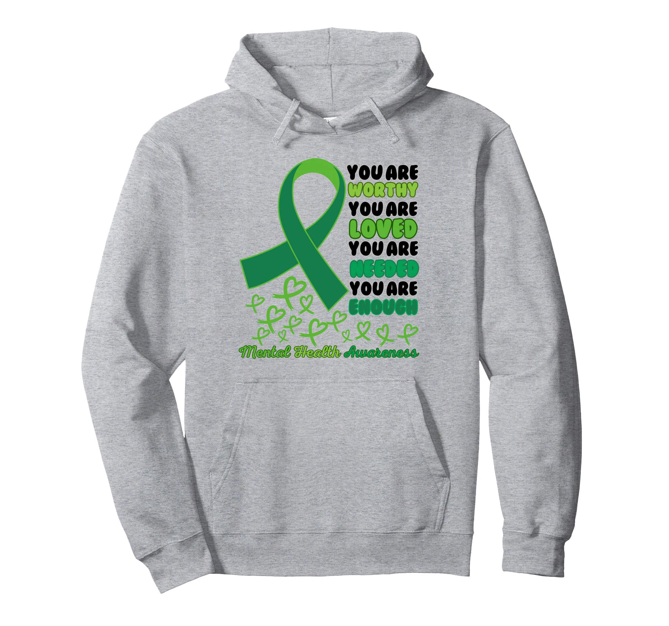 Motivational Support Warrior Mental Hoodie - Casual Everyday Wear Unisex - T-Shirt, Sweatshirt, Hoodie