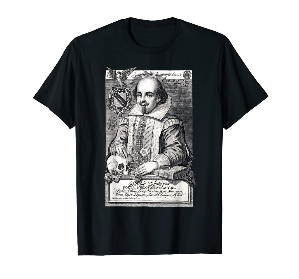 Shakespeare Renaissance Poet Gift T-Shirt - Graphic Print Men Women - T-Shirt, Sweatshirt, Hoodie