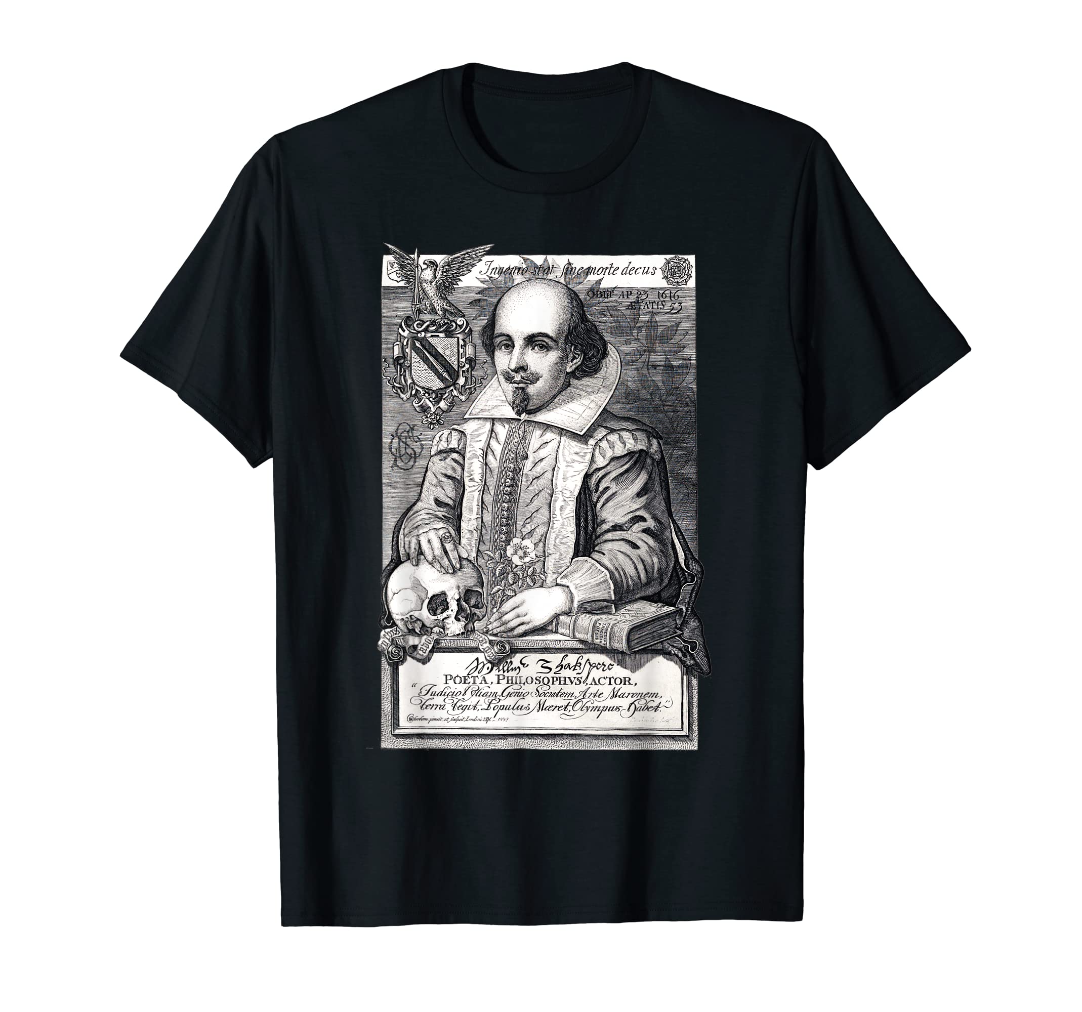 Shakespeare Renaissance Poet Gift T-Shirt - Graphic Print Men Women - T-Shirt, Sweatshirt, Hoodie