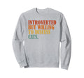 Cat Lover Humorous Overthinkers Sweatshirt - Unique Graphic for Adults - T-Shirt, Sweatshirt, Hoodie