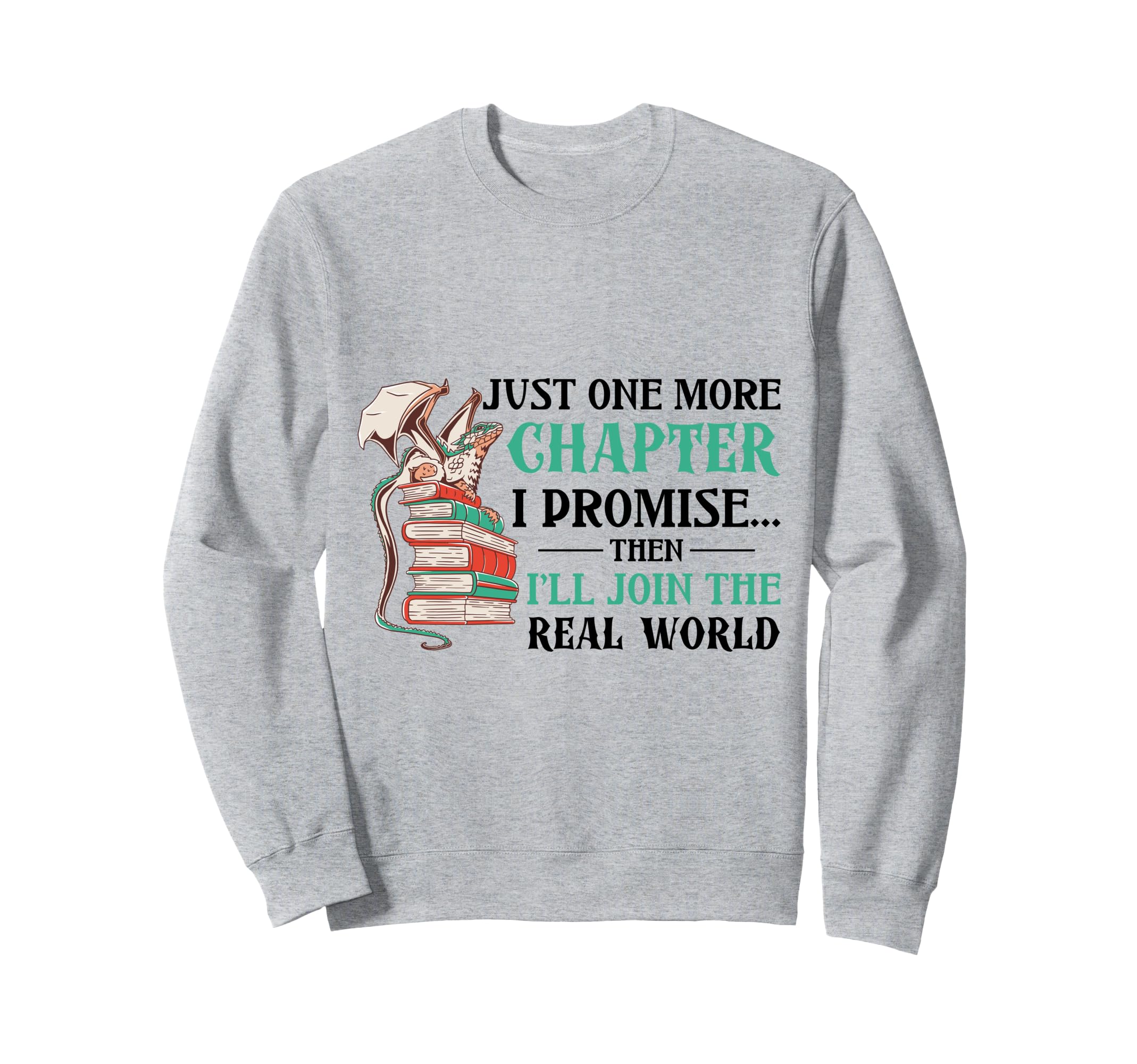 Reading Dragon Booktok Book Lover Book Sweatshirt - Trendy Graphic Unisex - T-Shirt, Sweatshirt, Hoodie