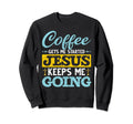 Funny Coffee Gets Me Started Jesus Sweatshirt - Unique Graphic for Adults - T-Shirt, Sweatshirt, Hoodie