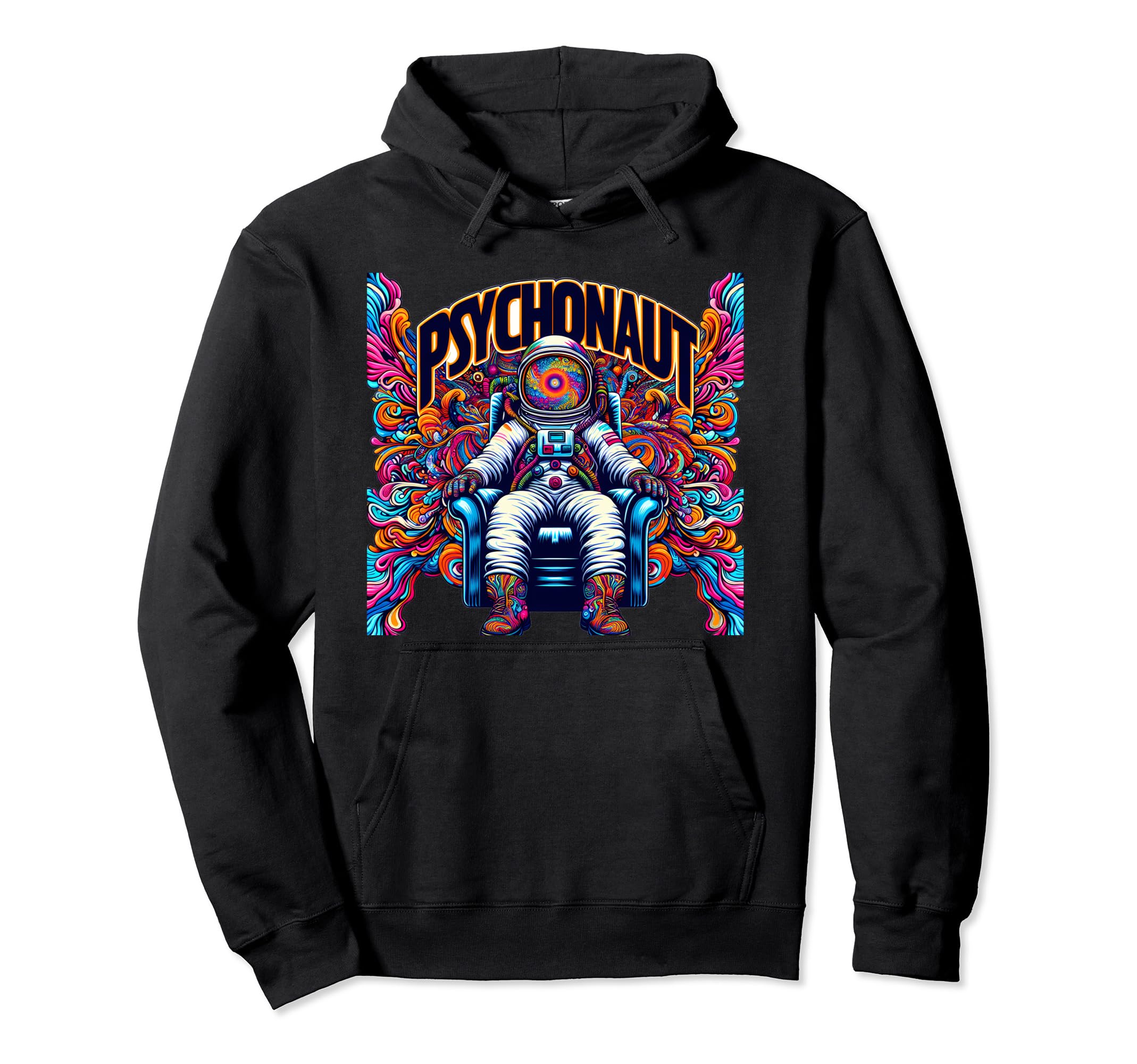 Psychonaut Explorer Mind Psychedelic Hoodie - Graphic Print Men Women - T-Shirt, Sweatshirt, Hoodie