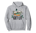 Get Lit Reading Quotes Introvert Hoodie - Custom Art Print for Adults - T-Shirt, Sweatshirt, Hoodie