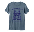 Getting My Steps Walking Lord Raccoon T-Shirt - Graphic Print Men Women - T-Shirt, Sweatshirt, Hoodie