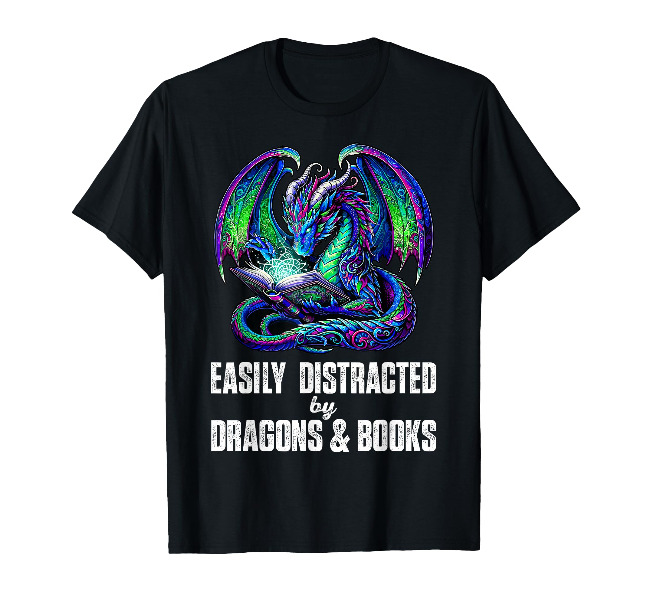 Reading Lover Easily Distracted T-Shirt - Streetwear Style Men Women - T-Shirt, Sweatshirt, Hoodie