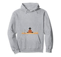 Peaceful Meditation Pose Mindfulness Hoodie - Novelty Apparel Unisex - T-Shirt, Sweatshirt, Hoodie