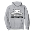 Reading Is My Favorite Sport Hoodie - Aesthetic Graphic for Adults - T-Shirt, Sweatshirt, Hoodie
