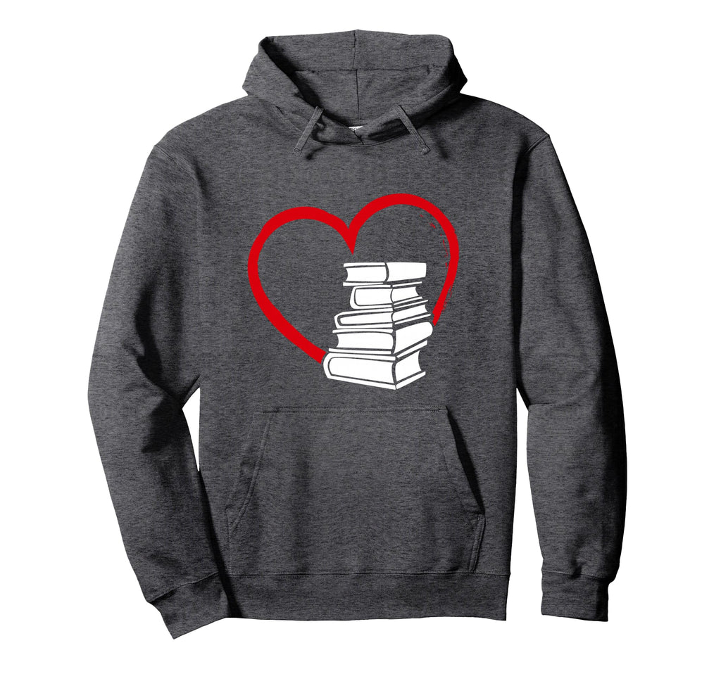 Book Nerds Book Lovers Valentines Day Hoodie - Graphic Print Unisex - T-Shirt, Sweatshirt, Hoodie