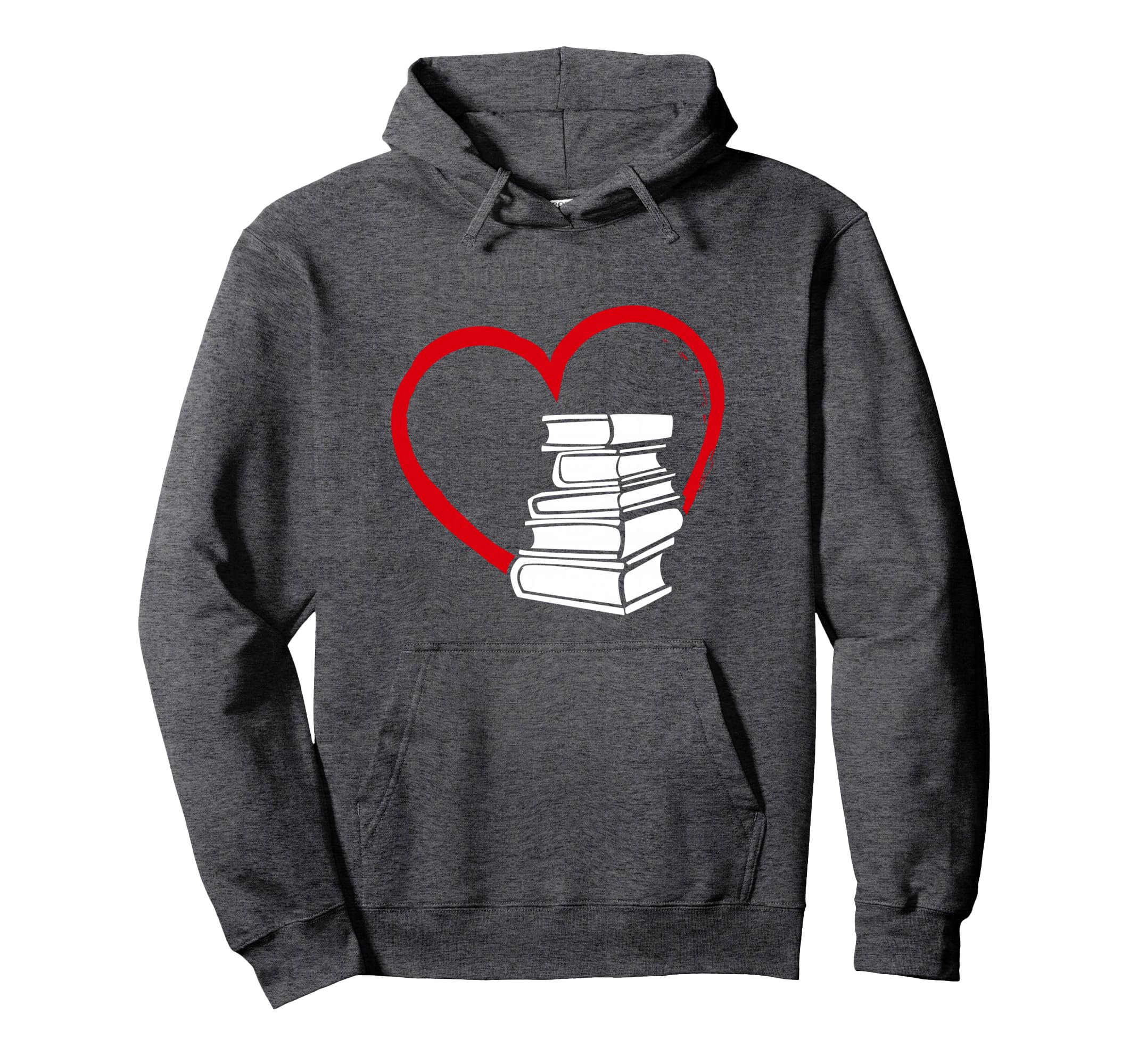 Book Nerds Book Lovers Valentines Day Hoodie - Graphic Print Unisex - T-Shirt, Sweatshirt, Hoodie