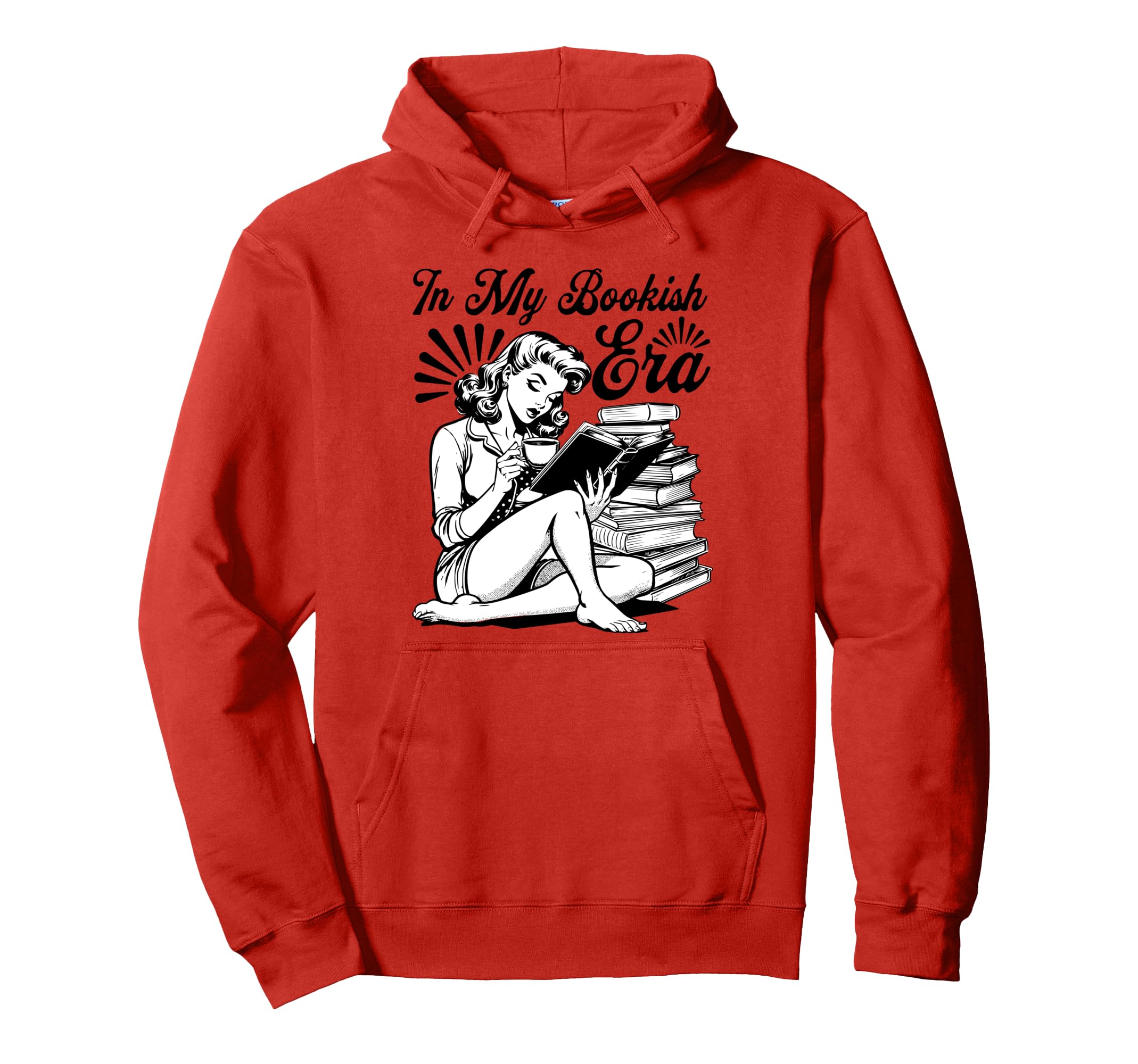 My Bookish Era Book Lover Hoodie - Casual Everyday Wear for Adults - T-Shirt, Sweatshirt, Hoodie