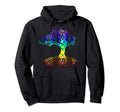 Chakra Tree Life Zen Hoodie - Fun Novelty Design Men Women - T-Shirt, Sweatshirt, Hoodie